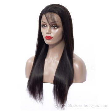 Cuticle Aligned Raw Virgin Hair Front Wigs Short Curly Brazilian hair 4*4 13*4 Lace 16-34 Inches Natural Black